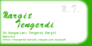 margit tengerdi business card